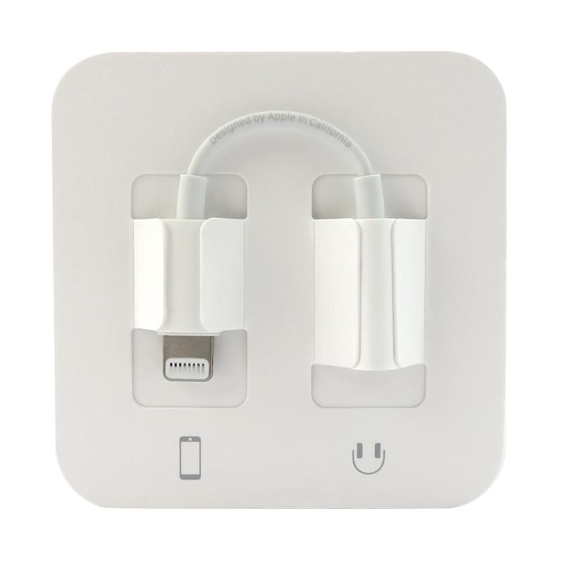 apple earpods lightning connector headset for iphone 7 8 x with lightning to 3 5mm headphone jack adapter original