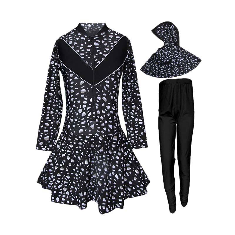 Jual Rainy Collections Motif Bercak Baju Renang Anak Muslim Putih Size Tk Murah Maret 2020 Blibli Com