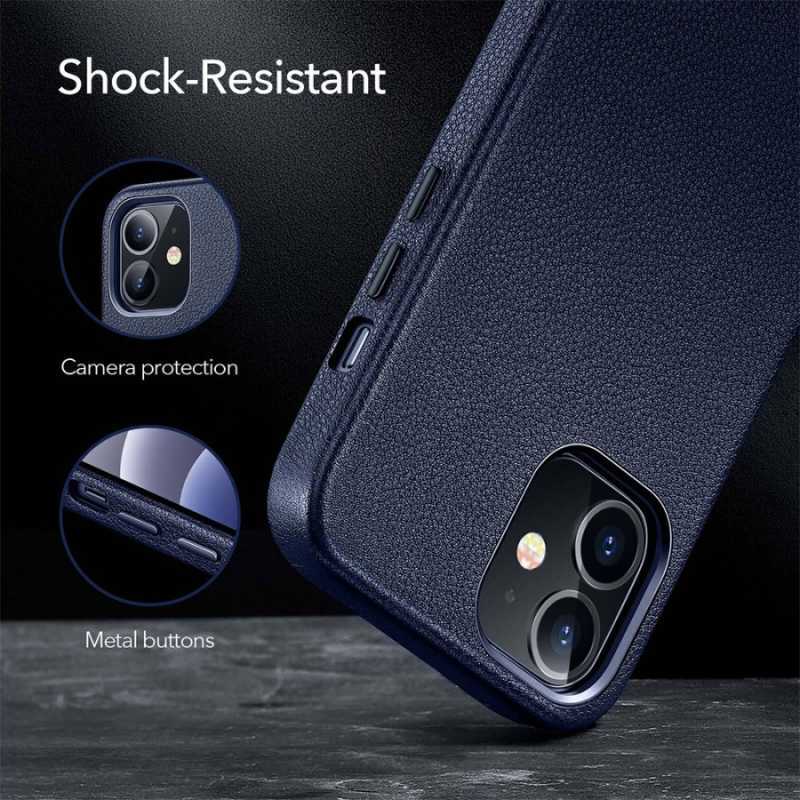 Case iPhone 12 Pro Max 12 Mini ESR Metro Leather with HaloLock Casing