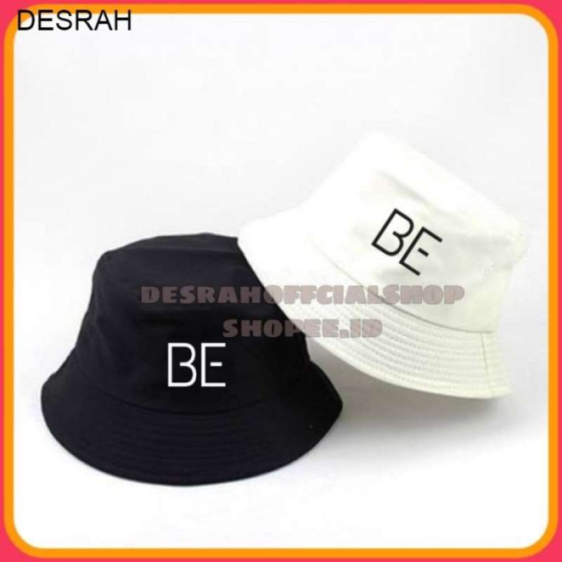 Promo topi BUCKET HAT KPOP BTS BE logo 