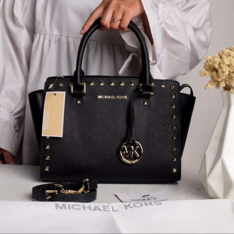 Selma studded michael kors bag outlet