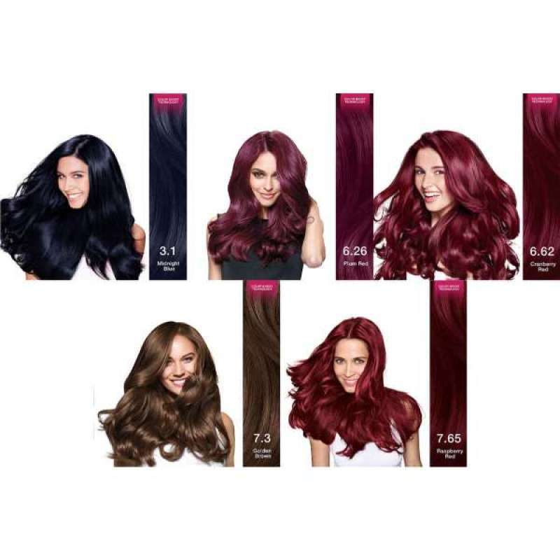 Garnier deals plum red