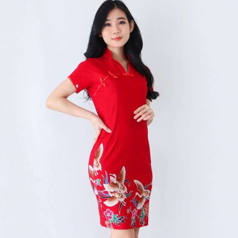 Baju batik cheongsam new arrivals