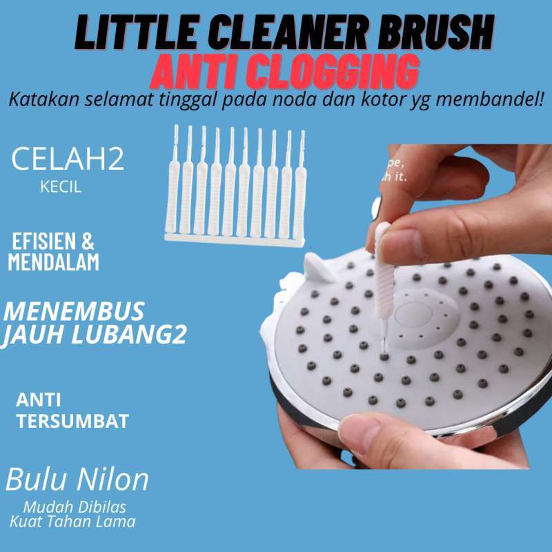 Jual Set Gap Hole Anti Clogging Cleaning Brush Small Mini Brush 10pcs di  Seller Shozu Shopping Solutions - Kamal Muara, Kota Jakarta Utara
