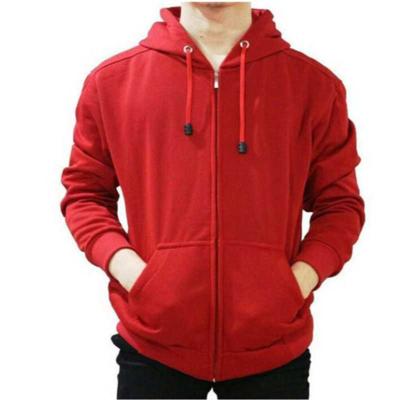 jaket hoodie zipper polos