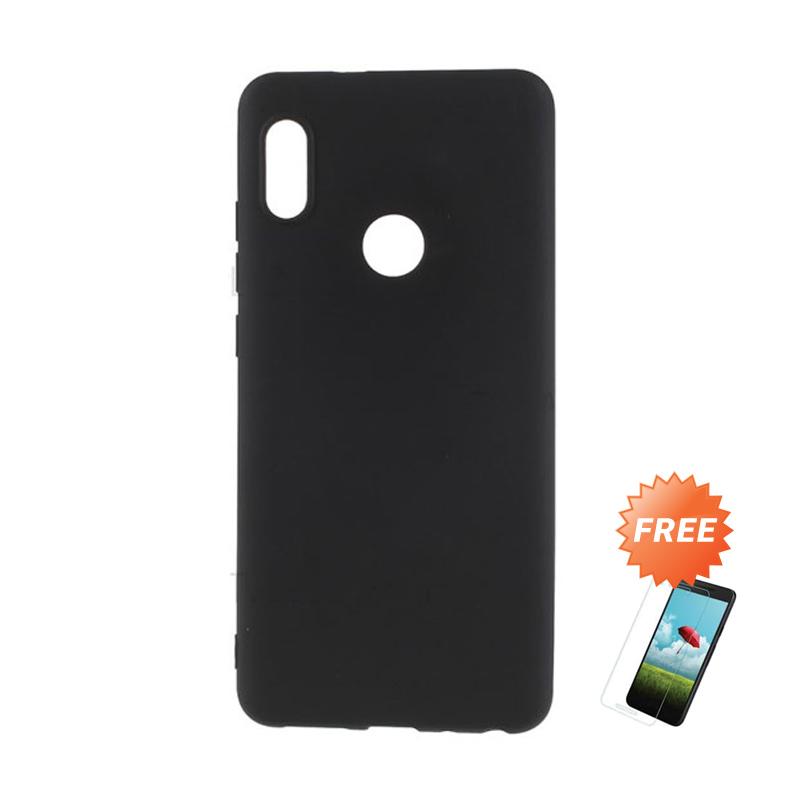 Jual Oem Slim Softcase Casing For Xiaomi Redmi Note 5 Pro 5 99 Inch Hitam Solid Tempered Glass Online Oktober 2020 Blibli Com