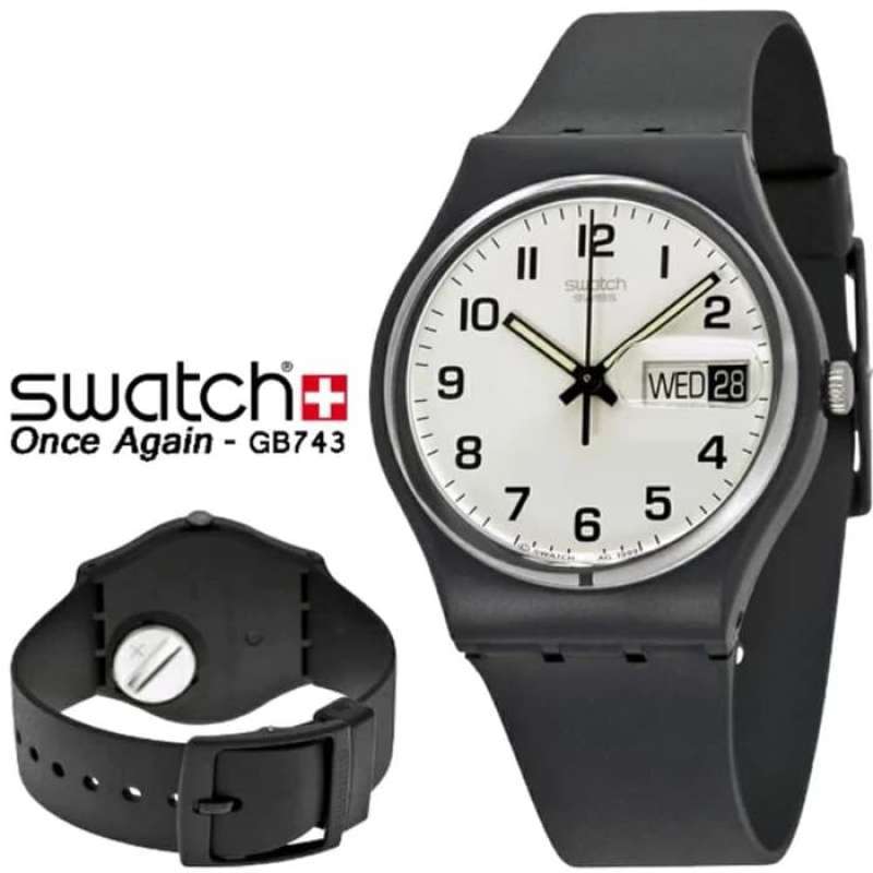 Promo Garansi Resmi 2 Tahun Swatch Gb743 Jam Tangan Unisex Black Jam Wanita Original Garansi Resmi Diskon 40 Di Seller Liga Arloji Store Senen 2 Kota Jakarta Pusat Blibli