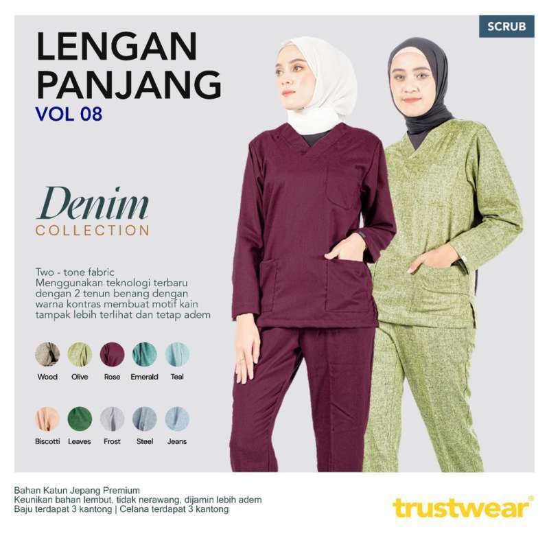 Jual TRUST WEAR Scrubs DENIM COLLECTION 