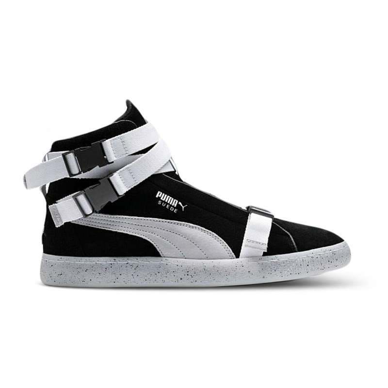 puma black classic suede