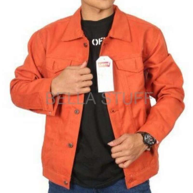 Jual JAKET JEANS PRIA JACKET DENIM FULL 