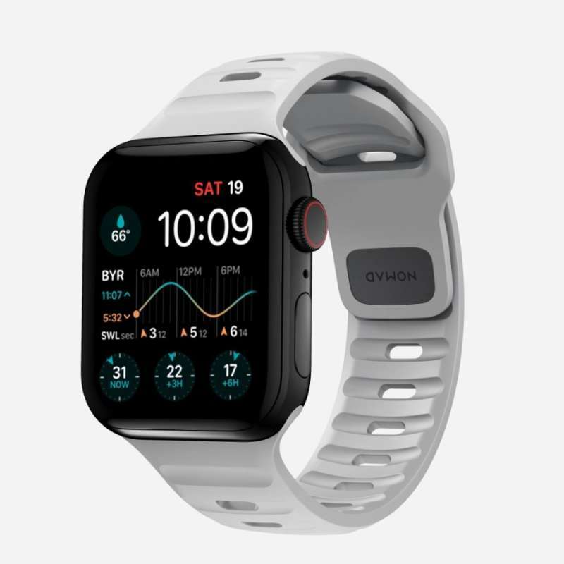 Gray silicone apple watch band clearance