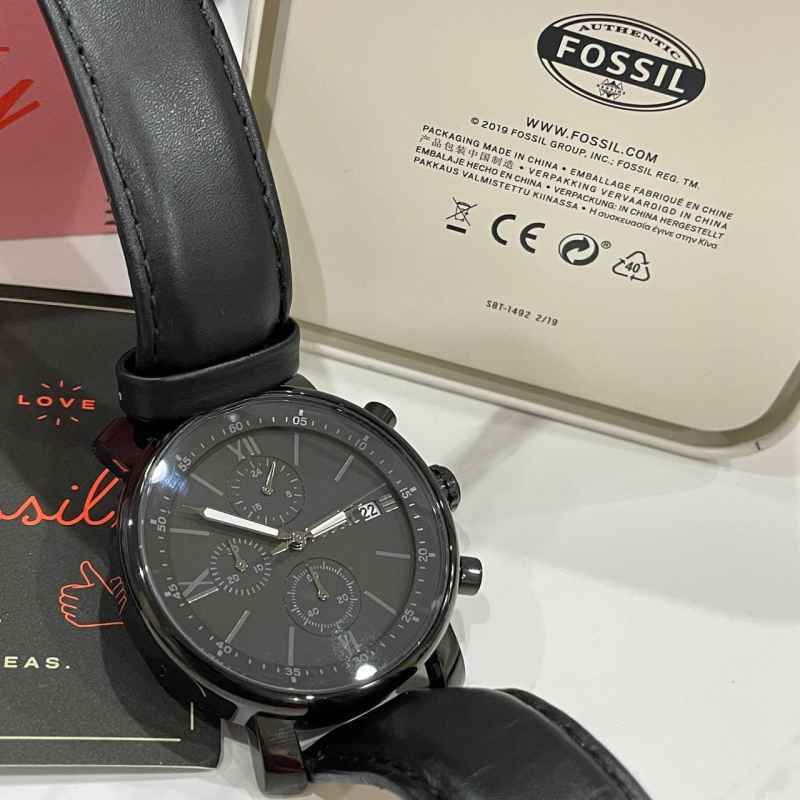 Jual FOSSIL Rhett Chronograph Black 