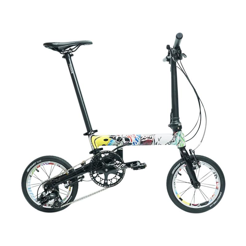 Jual FLOCK OTD 14 3 Speed Folding Bike Sepeda Lipat Comic2