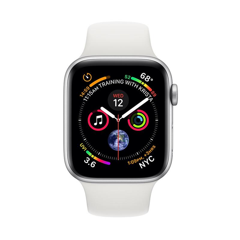 Jual Apple Watch Series 4 GPS+Cellular 40mm Aluminum Case with White Sport  Band - Silver MTUD2 di Seller AMPM Official Store - Kota Jakarta Pusat, DKI  Jakarta | Blibli