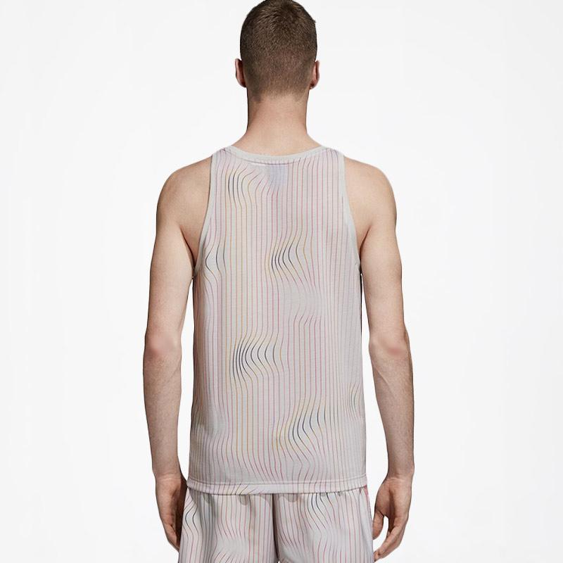 Adidas warped hot sale stripes tank top