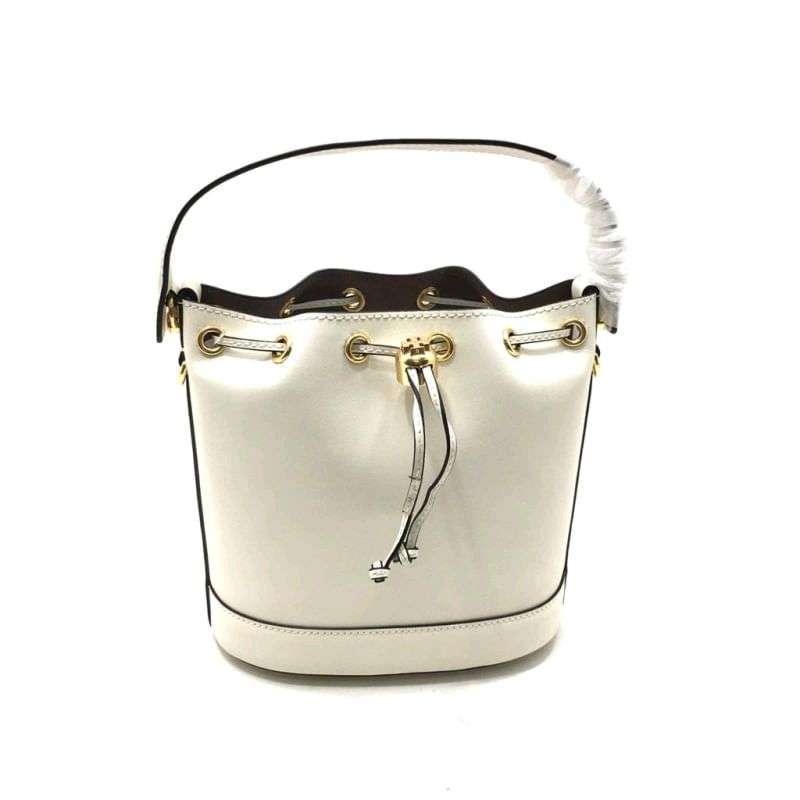 t monogram leather bucket bag