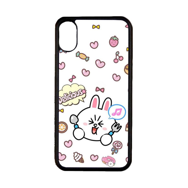 Jual Bunnycase Wallpaper Line Cony Li0199 Custom Hardcase Casing