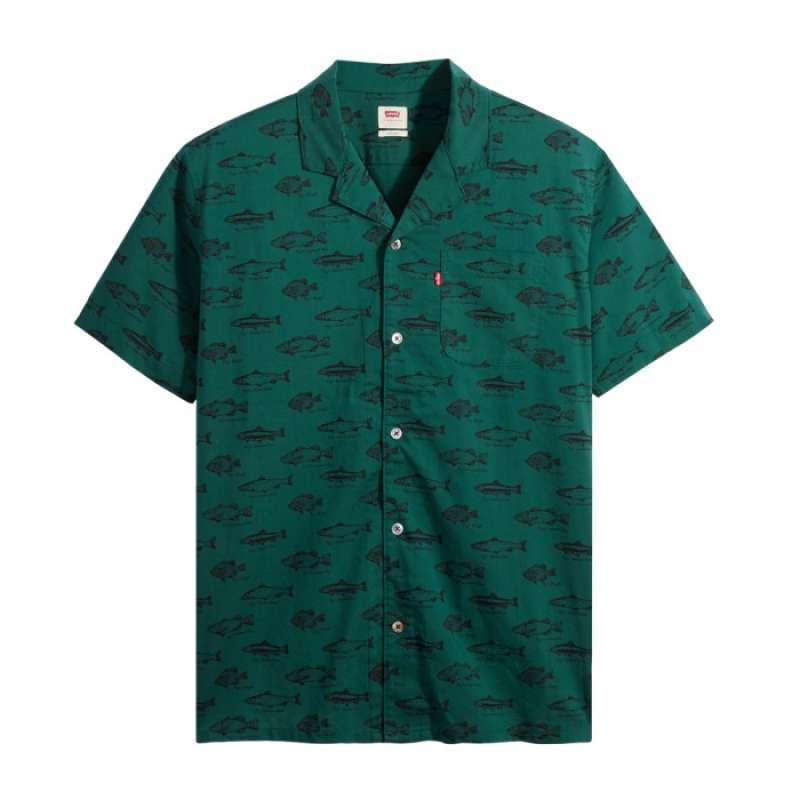 Jual Levi's Cubano Shirt Serunai Forest 