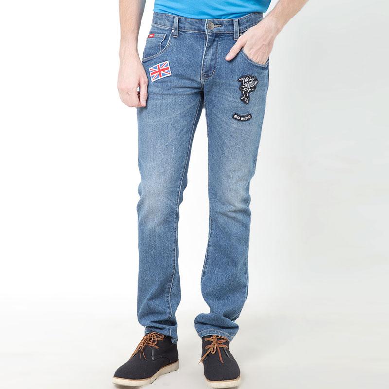 Jual Lee Cooper Norris Mid Used Embro Celana Jeans Pria Blue di