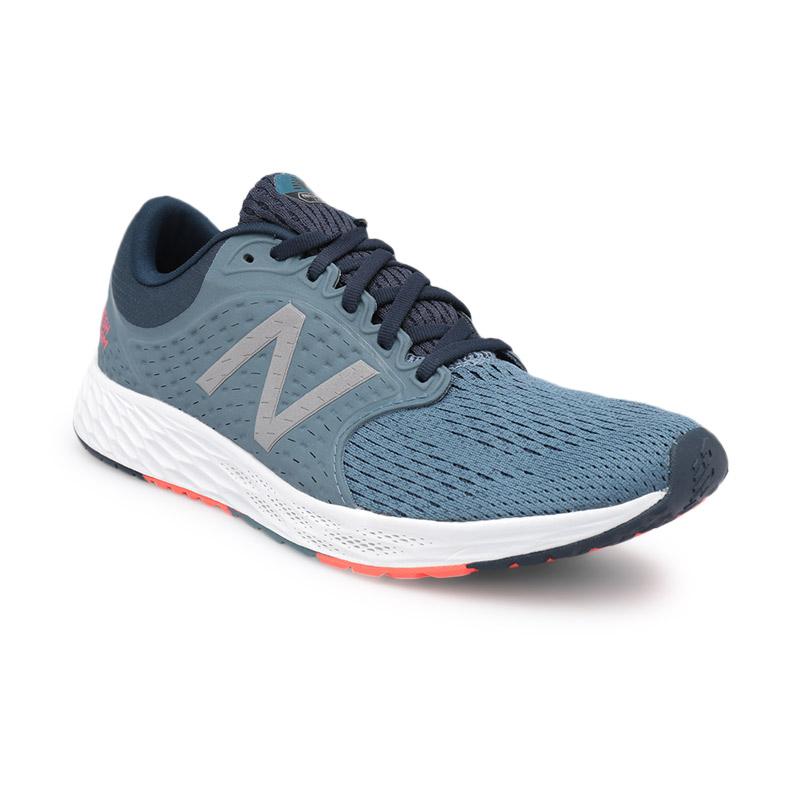 new balance new balance men running fresh foam zante v4 sepatu olahraga pria petrol with galaxy flame mzantpc4 full02