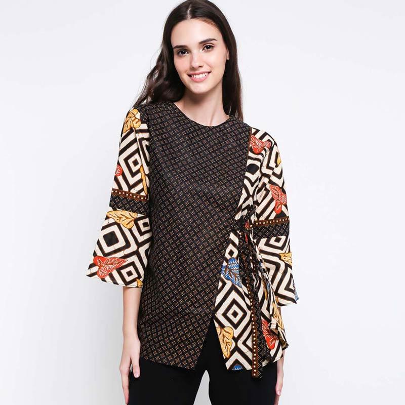 Jual Batik Distro Ba9480 Ba9481 Ba9482 Asimetris Blouse Wanita Terbaru Juni 2021 Blibli