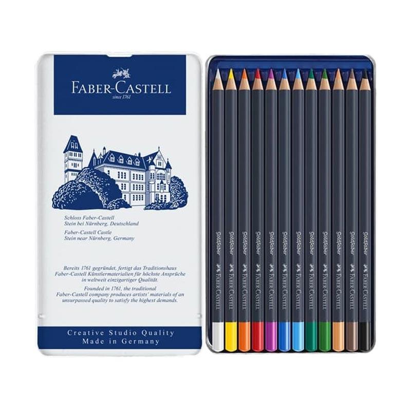 Jual Faber Castell Creative Studio Goldfaber Pencil Tin Peralatan Menggambar 12 Warna Online April 2021 Blibli