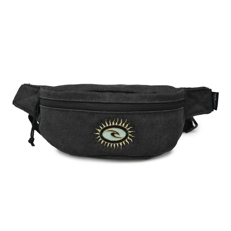 Jual Rip Curl Waist Bag Small Rock Solid BUTBV9 90 Black di Seller