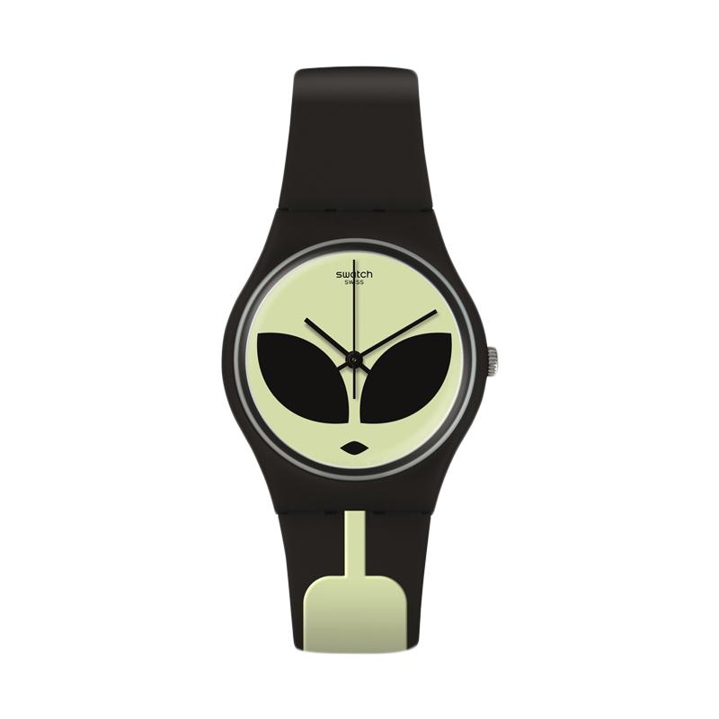 swatch all black watch