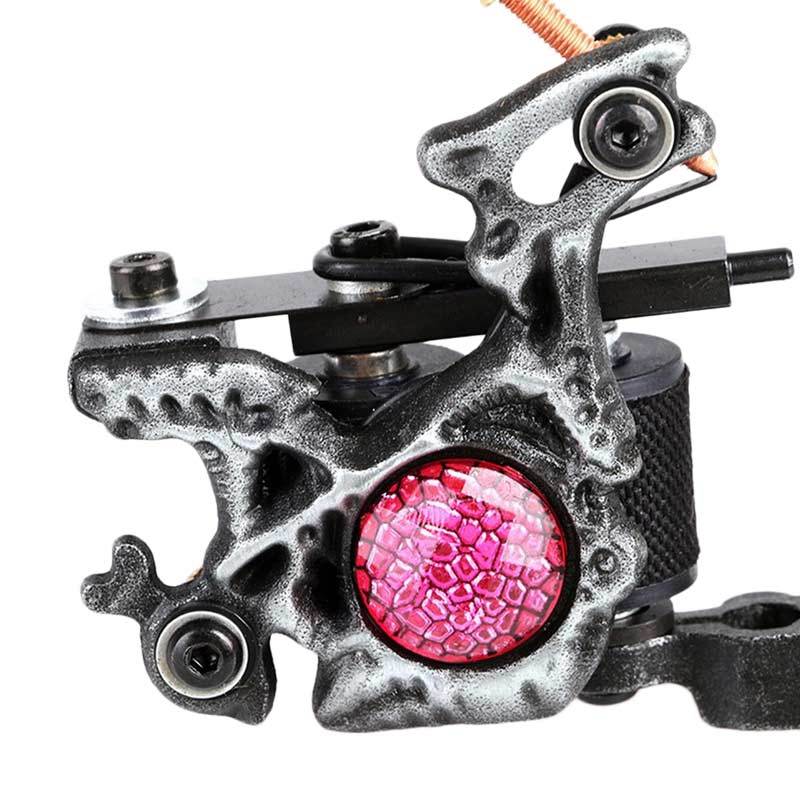 iit tattoo supply kit red blood cell style coil tattoo machine gun shader for beauty body art
