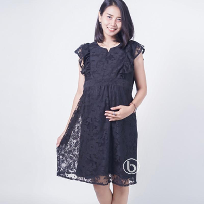 Model Baju Gamis Brokat Untuk Ibu Menyusui Inspirasi