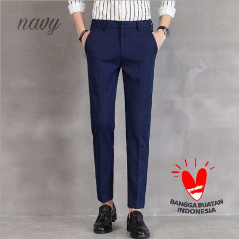 Blue ankle pants deals