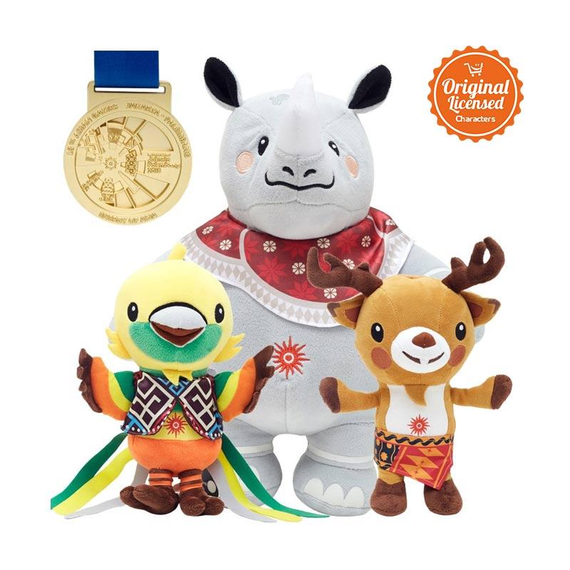 Jual Asian Games 2018 Paket A Boneka [Maskot + Medal] di Seller Character  Land Official Store - Kota Tangerang Selatan, Banten | Blibli