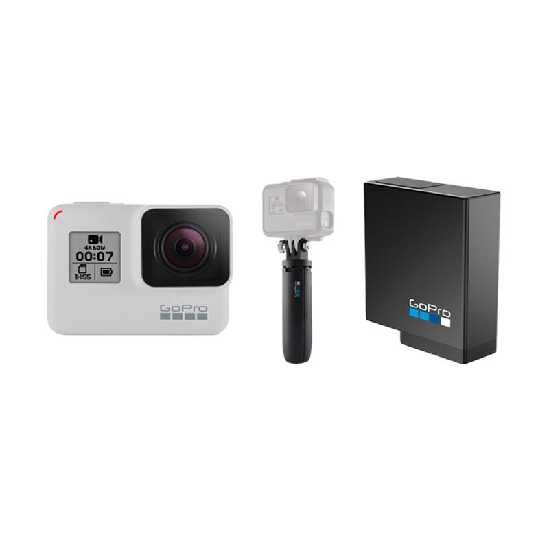 Jual Doss Gopro Hero 7 Action Camera Black Dusk White Shorty Black Rechargeable Battery Online Oktober 2020 Blibli Com