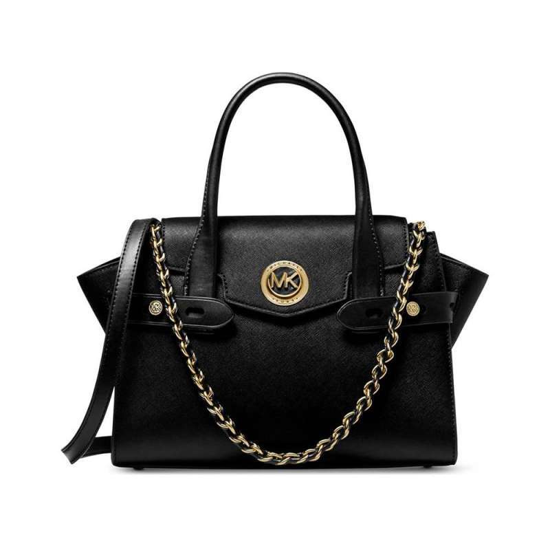 Michael kors carmen small cheap saffiano leather belted satchel