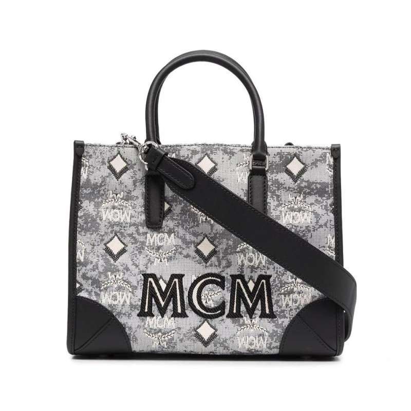 mcm grey bag