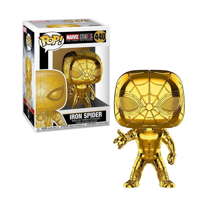 Iron Spider Vinyl Figure - Gold Chrome 