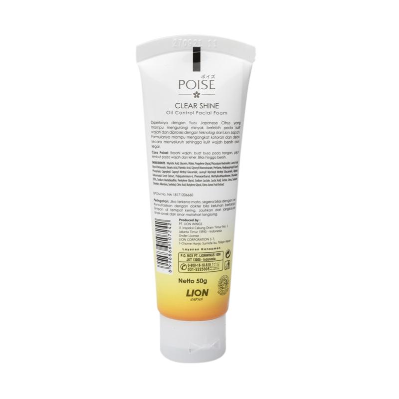 poise face wash