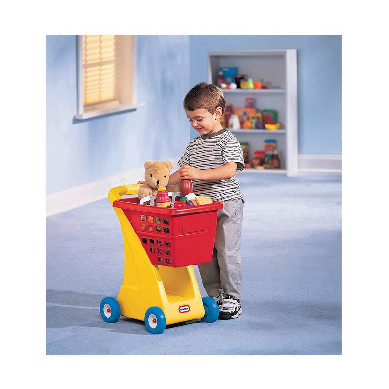 little tikes shopping cart blue