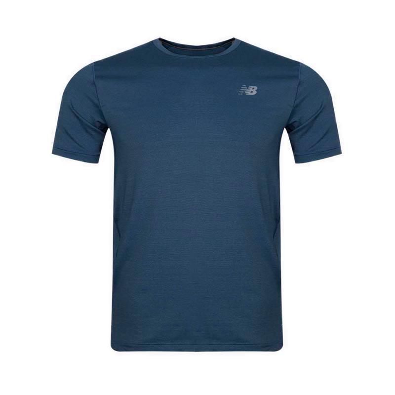 Jual New Balance Seasonless Short Sleeve Tee Pakaian Olahraga Pria