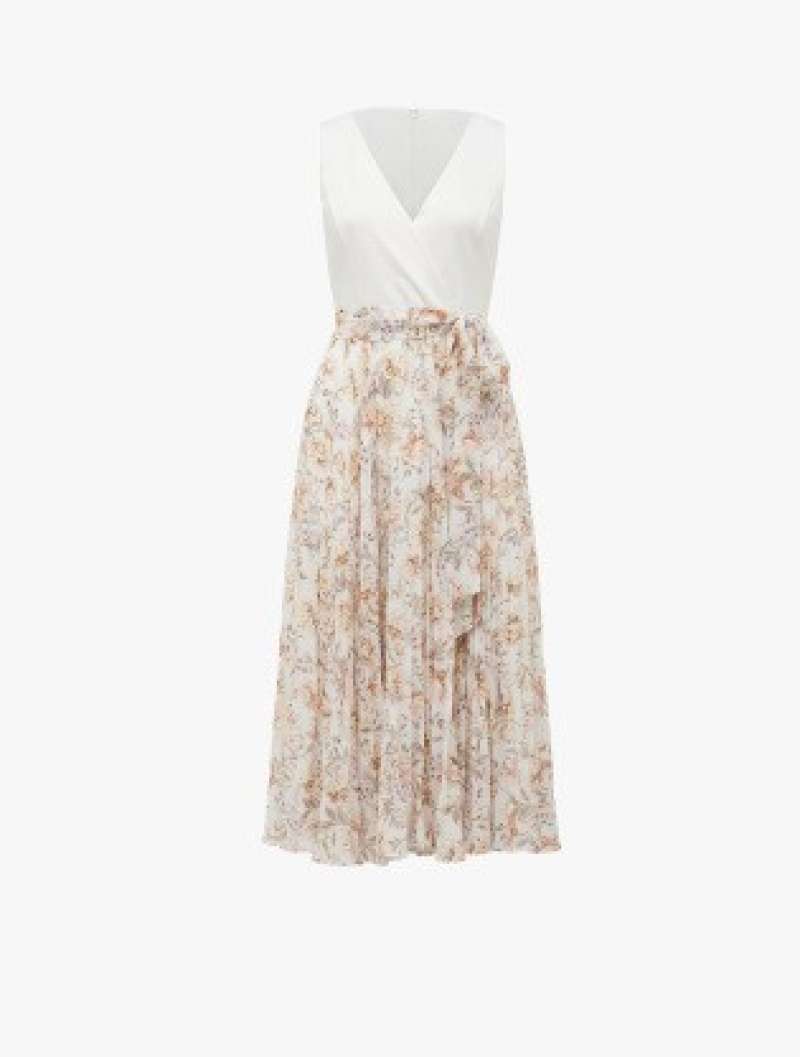 Graciela 2-In-1 Pleated Midi Dress 