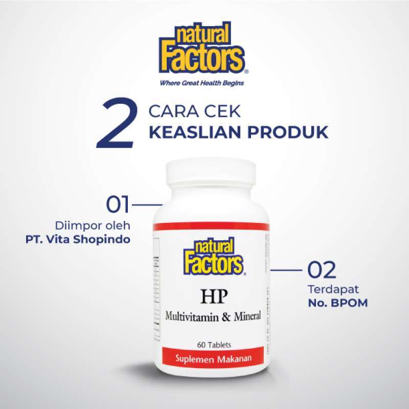 Natural Factors - HP Multivitamin [60 Tablets]