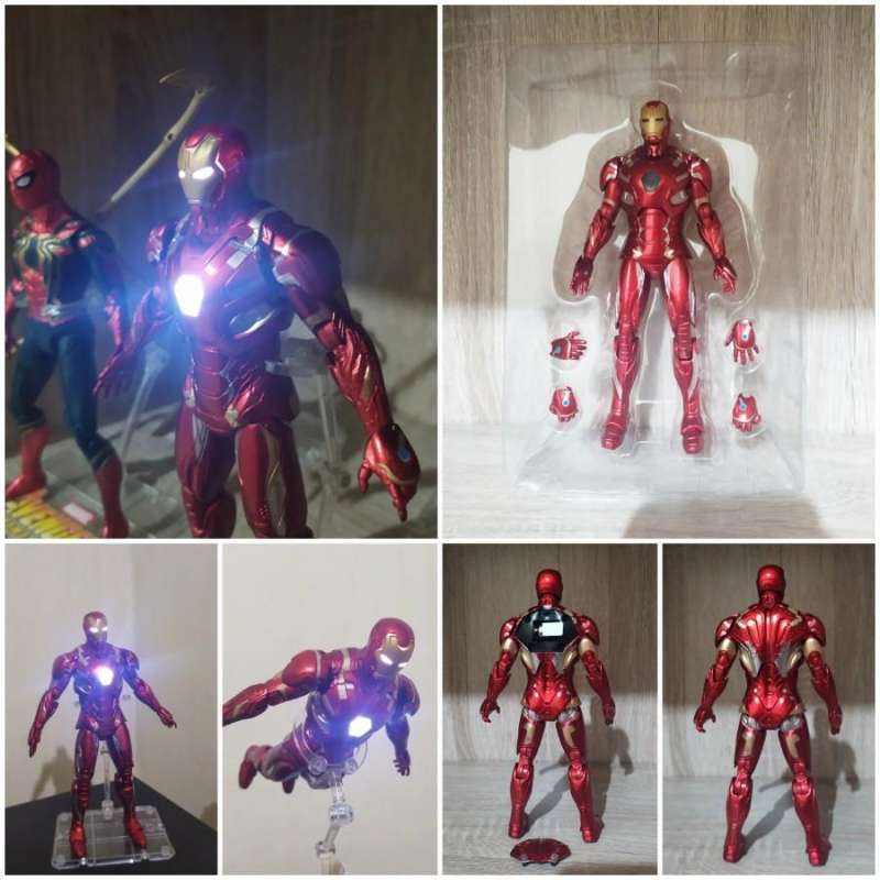 Jual Action Figure Iron Man Mark 45 LED 