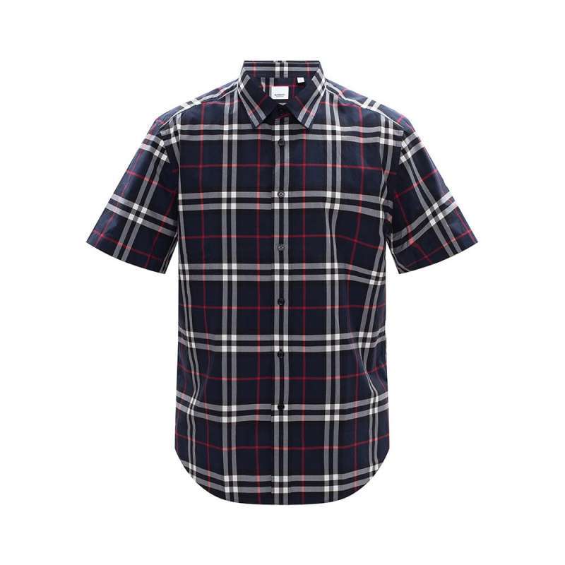 Jual Burberry Check Print Short Sleeved 