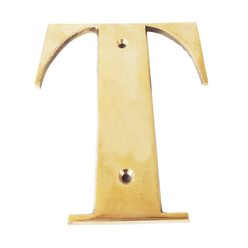 Jual Heritage Brass Huruf T Klasik Kuningan Papan Nama Rumah Bisnis Alphabet Plate 4 Inch Terbaru Juni 2021 Blibli