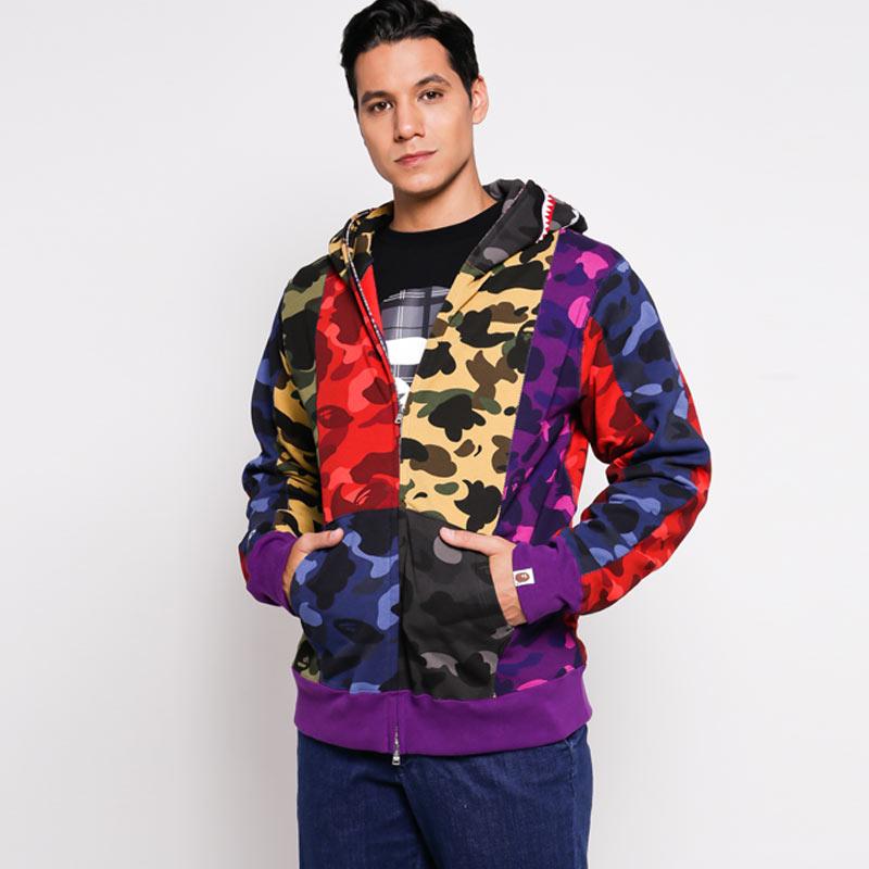 Bape mix camo store hoodie harga