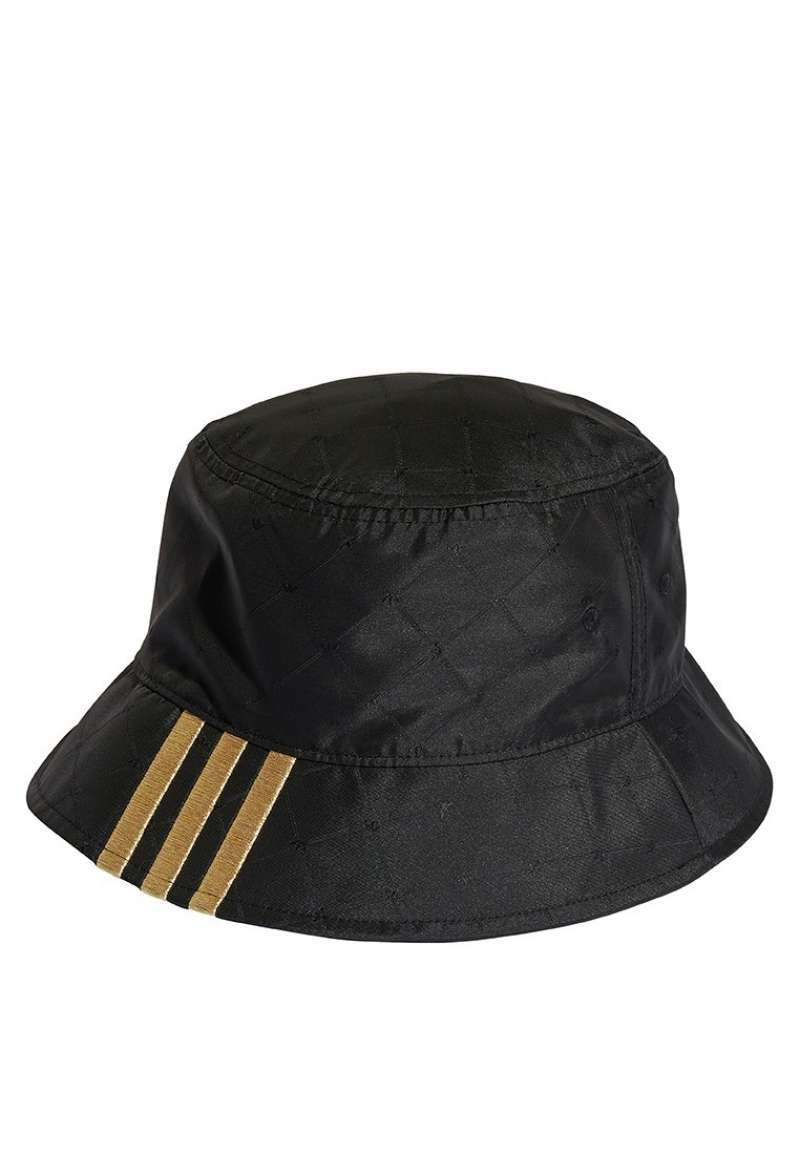 Promo Adidas Bucket Hat Gold Trefoil 3D 