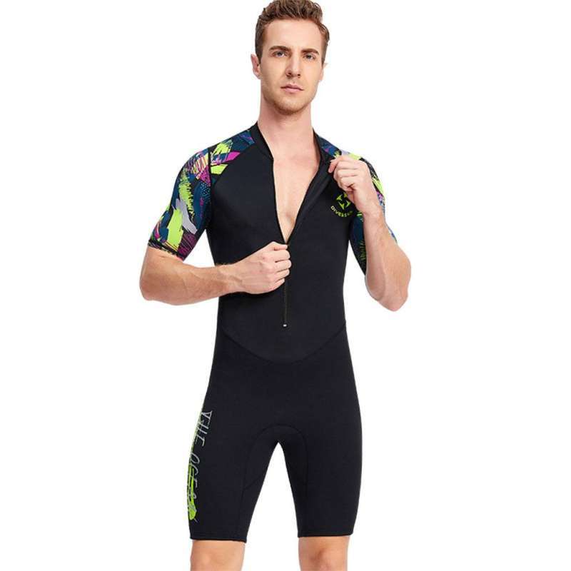 Men Wetsuit 1.5mm Jumpsuit Dive Suit 