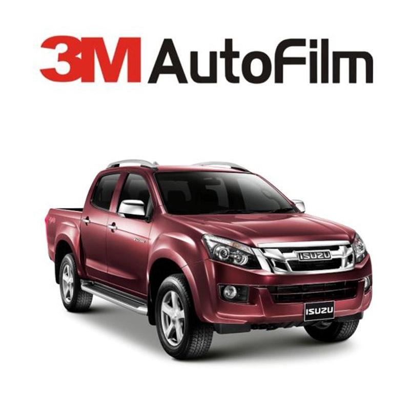 3m autofilm black chrome 20 kaca film mobil for isuzu d max double cabin pasang di tempat