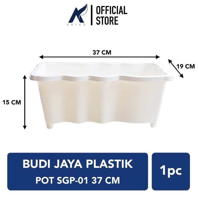Jual Budi Jaya Plastik-Bjp Pot Sgp-01 Tanaman-Tumbuhan Hias-Bunga-Dll Warna  Hitam-Coklat-Putih Persegi Panjang 37 Cm-Centi - Coklat Di Seller Artes  Official Store - Kota Bandung, Jawa Barat | Blibli