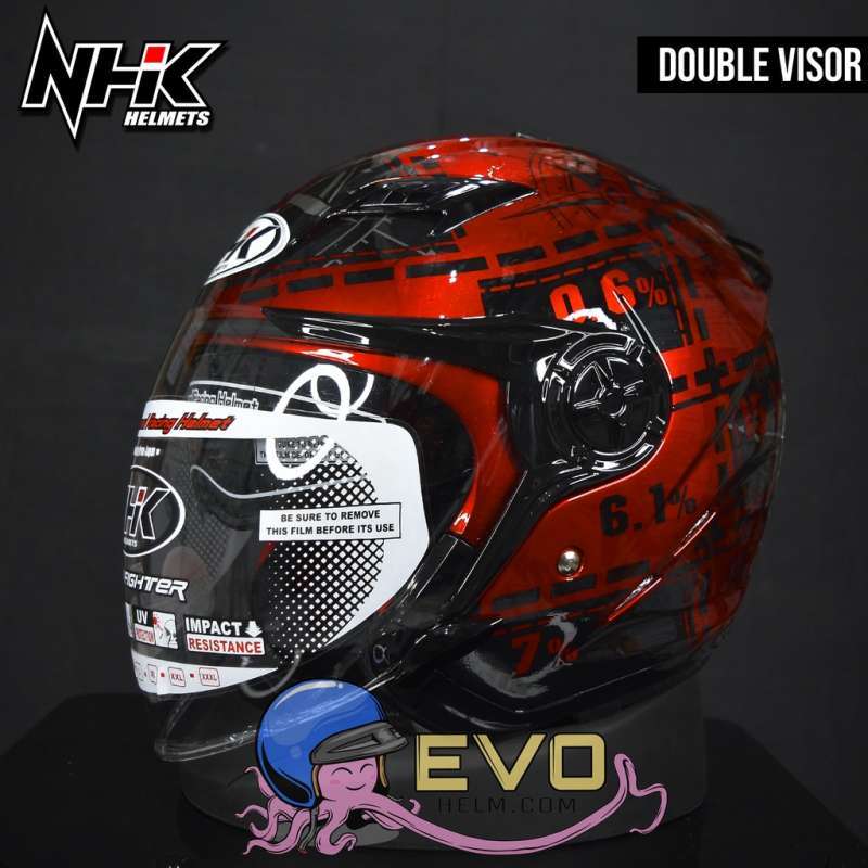 Promo Helm Nhk Gladiator Original Helm Nhk Half Face Gladiator